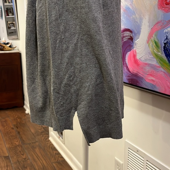 Like new! Dark grey Kensie cold-shoulder sweater. From Nordstrom, size XL. - Picture 4 of 6